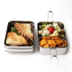 3-in-1 Edelstahl-Lunchbox 900 ml