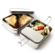 3-in-1 Edelstahl-Lunchbox 900 ml