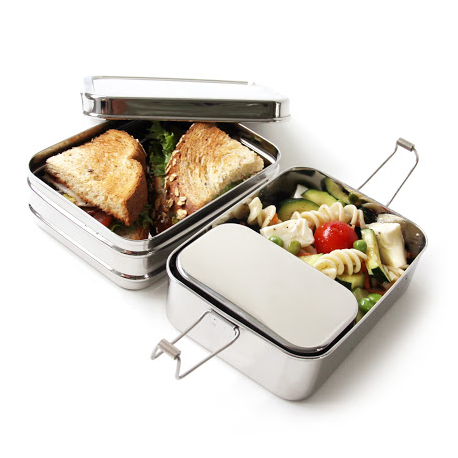 3-in-1 Edelstahl-Lunchbox 900 ml