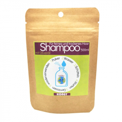 Shampoo Pulver für trockenes Haar